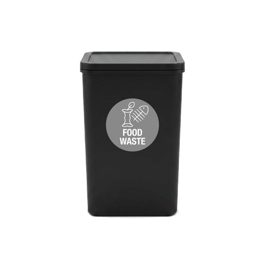FOGO Grey Background Circle Bin Sticker - New Signs