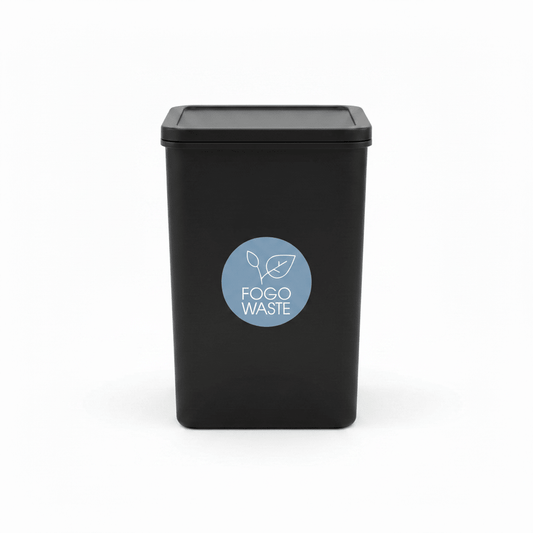 FOGO Ocean Background Circle Bin Sticker - New Signs