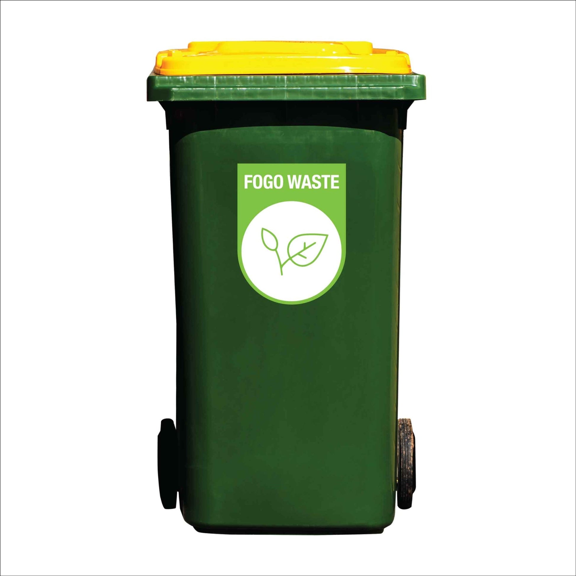 FOGO Waste Arch Wheelie Bin Stickers - New Signs