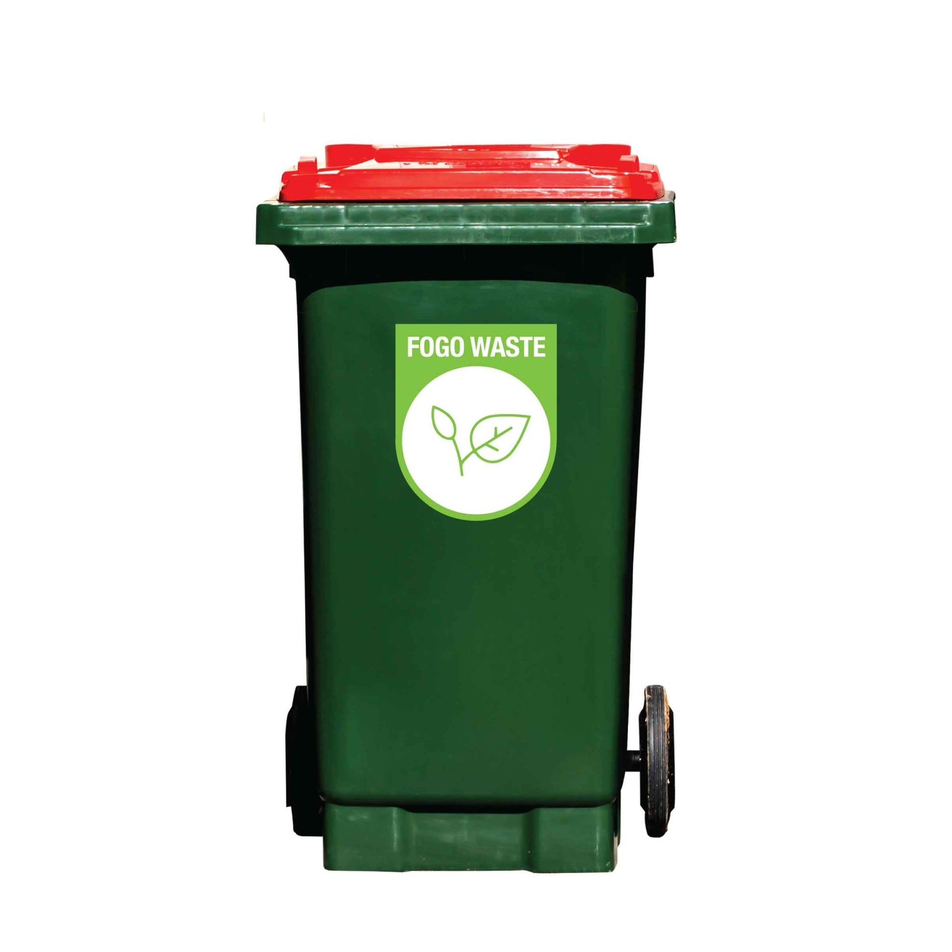 FOGO Waste Arch Wheelie Bin Stickers - New Signs
