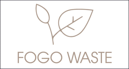 FOGO Waste Fawn Circle Bin Sticker - New Signs