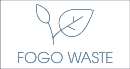 FOGO Waste Ocean Circle Bin Sticker - New Signs
