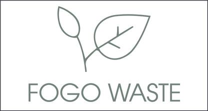 FOGO Waste Sage Circle Bin Sticker - New Signs