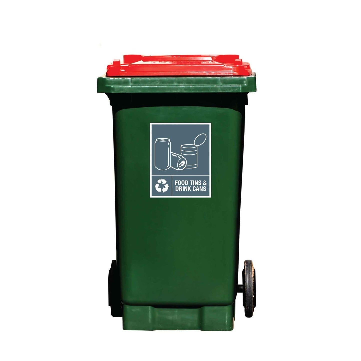 Food Tins & Drink Cans Wheelie Bin Stickers - New Signs