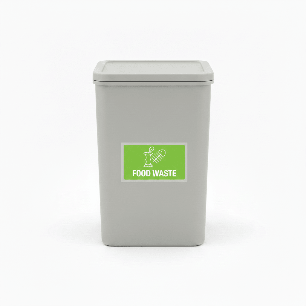 Food Waste Bin Sticker - New Signs