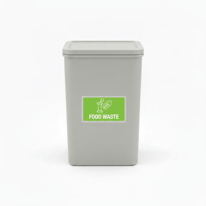 Food Waste Bin Sticker - New Signs