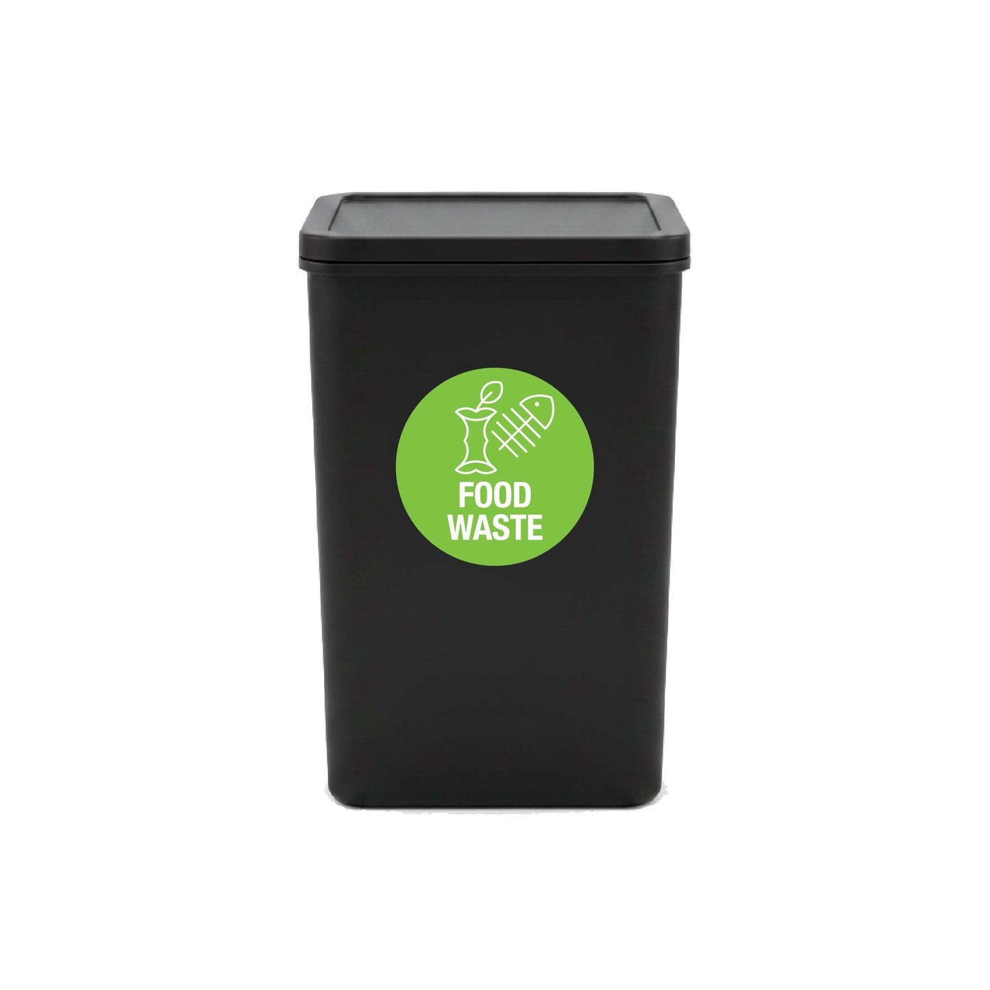 Food Waste Circle Bin Sticker - New Signs