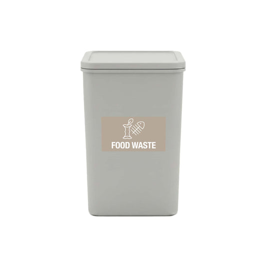 Food Waste Fawn Background Bin Sticker - New Signs