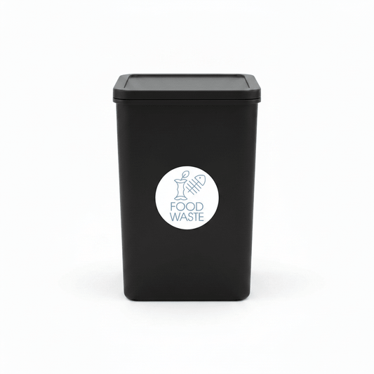 Food Waste Ocean Circle Bin Sticker - New Signs