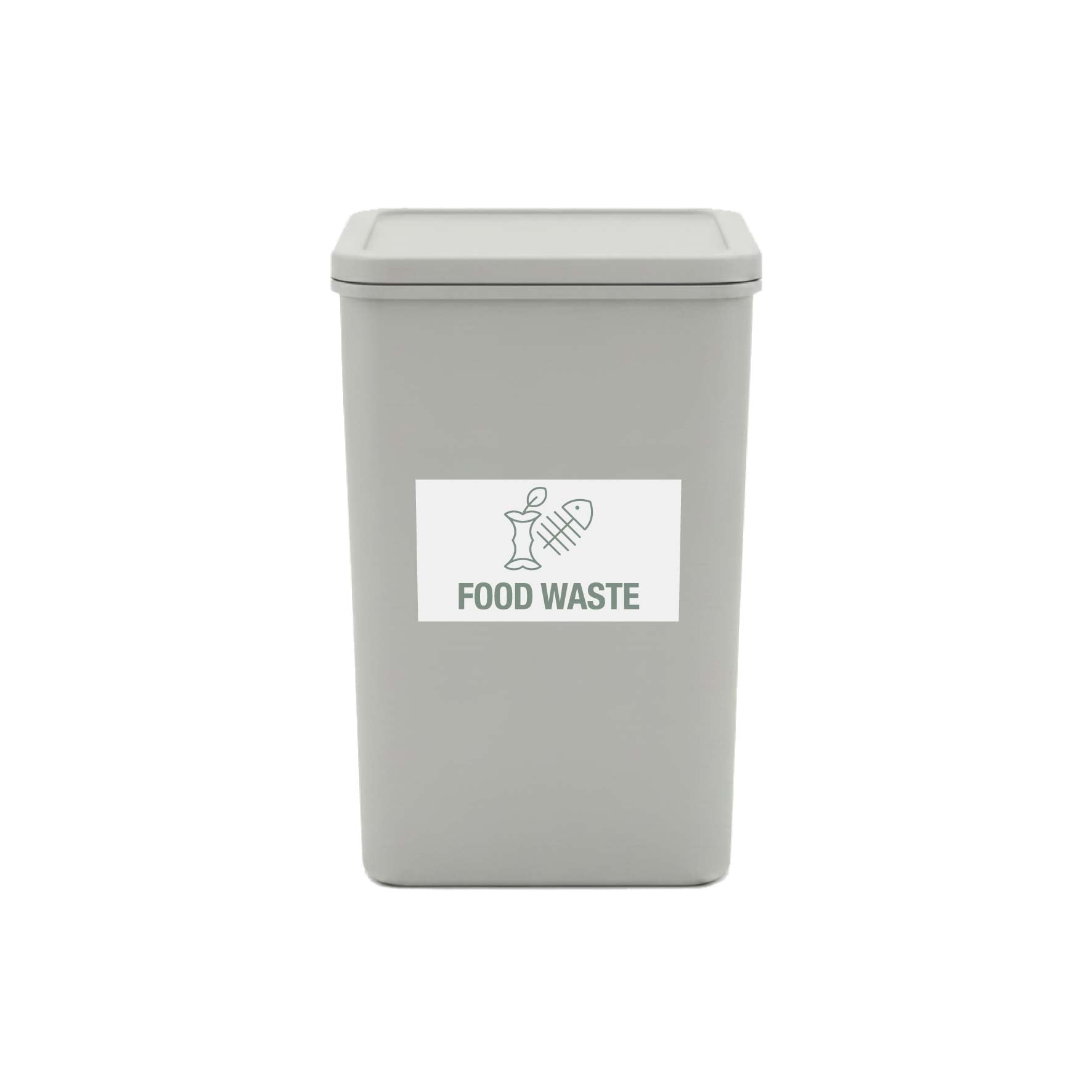 Food Waste Sage Bin Sticker - New Signs