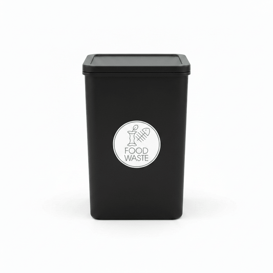 Food Waste Sage Circle Bin Sticker - New Signs