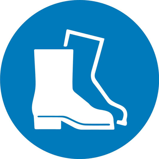 Foot Protection Decal - New Signs
