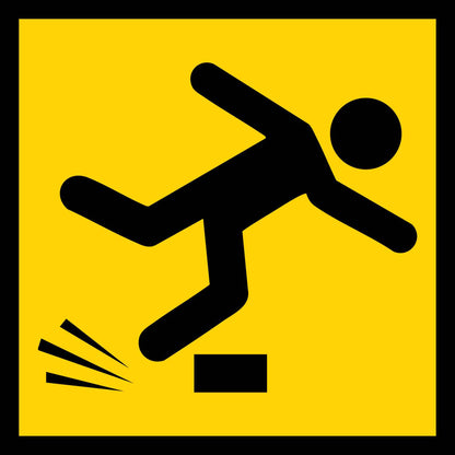 Footpath Trip Hazard Multi Message Traffic Sign - New Signs