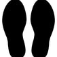 Footprint Floor Stickers - Anti Slip - New Signs