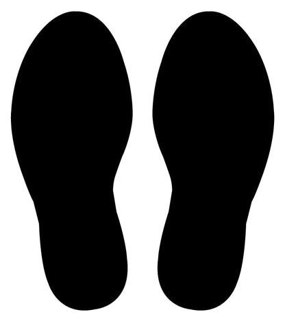 Footprint Floor Stickers - Anti Slip - New Signs