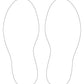 Footprint Floor Stickers - Anti Slip - New Signs