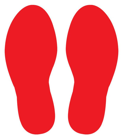 Footprint Floor Stickers - Anti Slip - New Signs