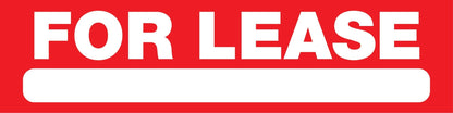 For Lease - Landscape Corflute Toblerone Signs - New Signs