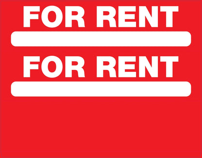 For Rent - Landscape Corflute Toblerone Signs - New Signs