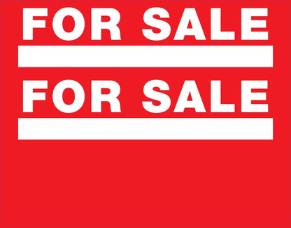 For Sale - Landscape Corflute Toblerone Signs - New Signs