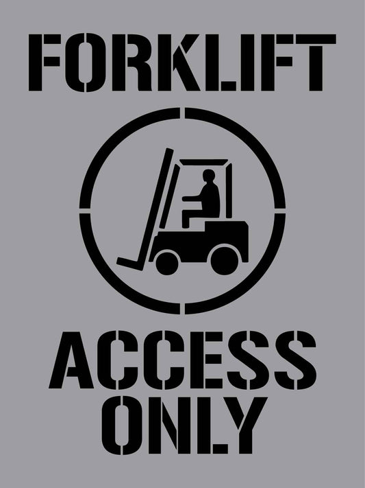 Forklift Access Only - Aluminium Composite Stencil - New Signs