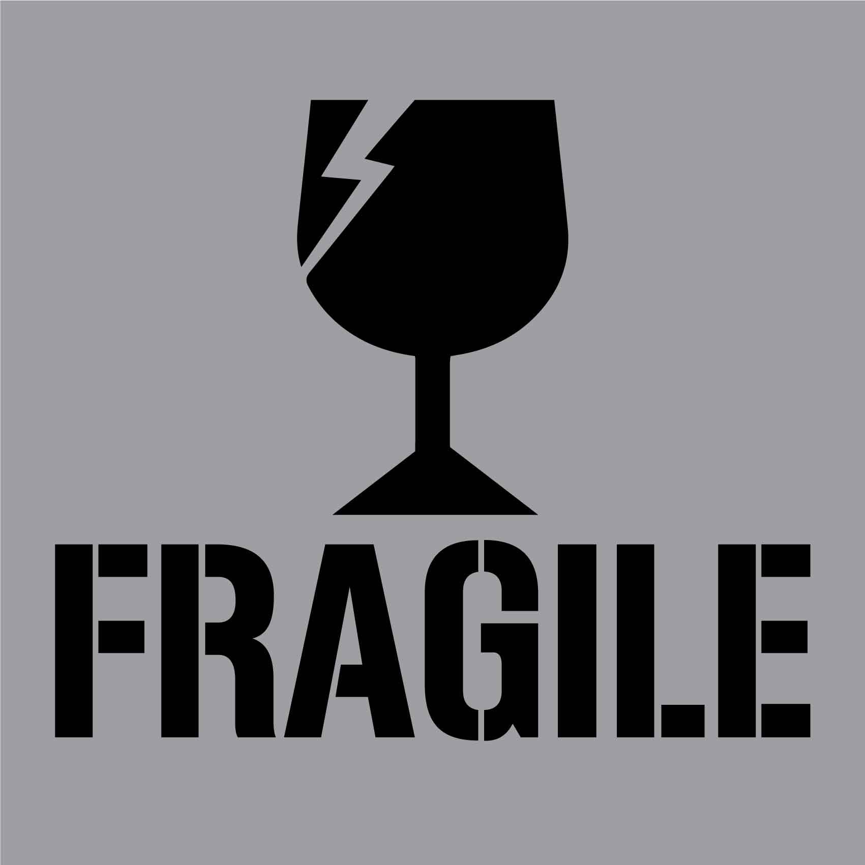 Fragile - Aluminium Composite Stencil - New Signs