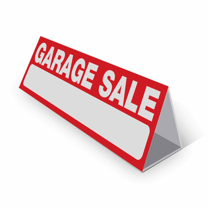 Garage Sale - Landscape Corflute Toblerone Signs - New Signs