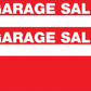Garage Sale - Landscape Corflute Toblerone Signs - New Signs