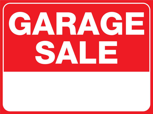 Garage Sale Sign - New Signs