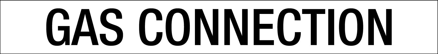 Gas Connection - Statutory Sign - New Signs
