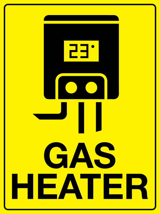 Gas Heater Sign - New Signs