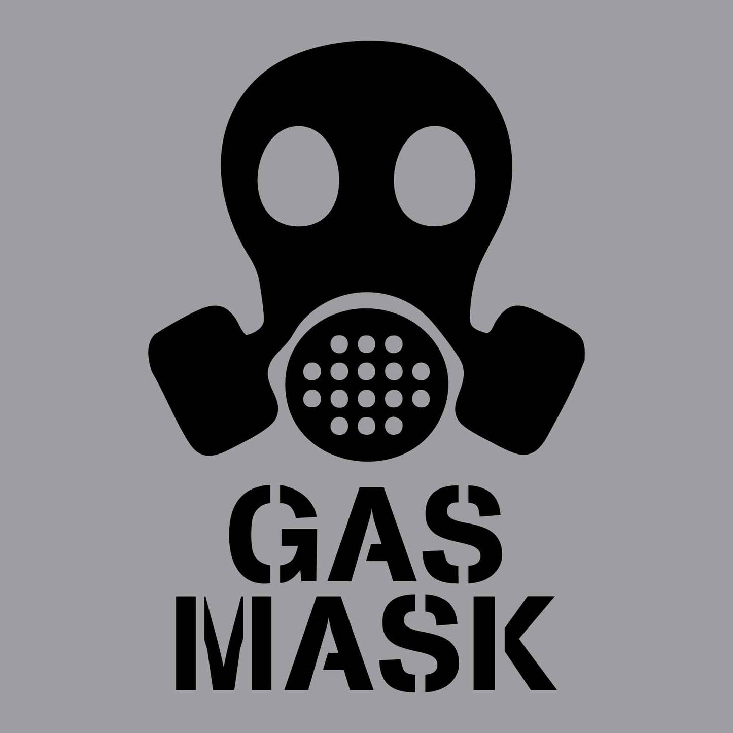 Gas Mask - Aluminium Composite Stencil - New Signs