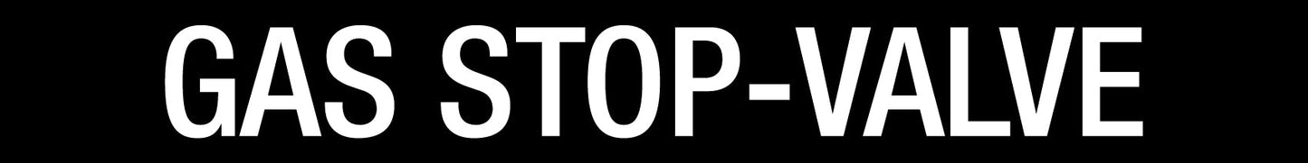 Gas Stop Valve - Statutory Sign - New Signs