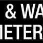 Gas & Water Meters - Statutory Sign - New Signs