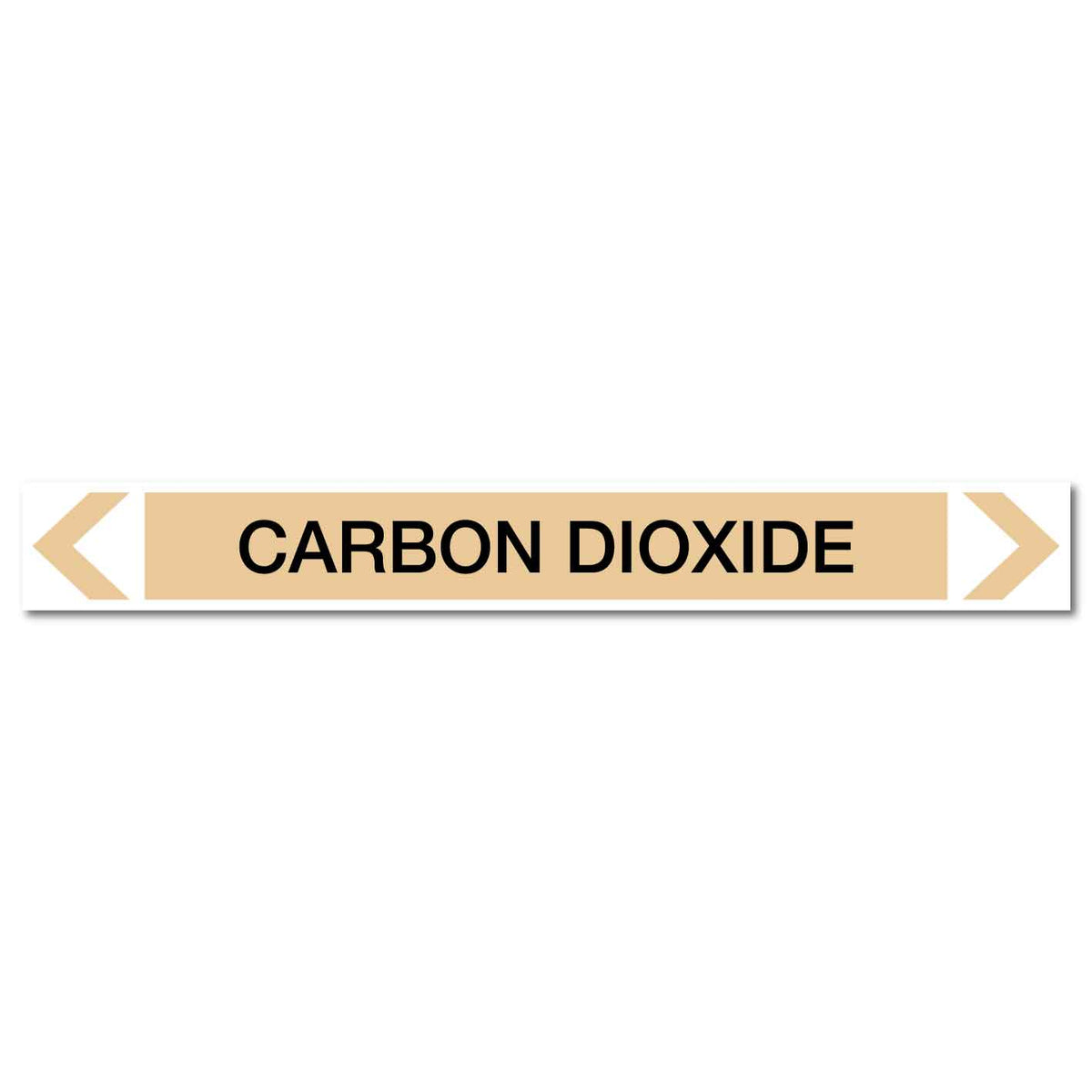 Gases - Carbon Dioxide - Pipe Marker Sticker - New Signs