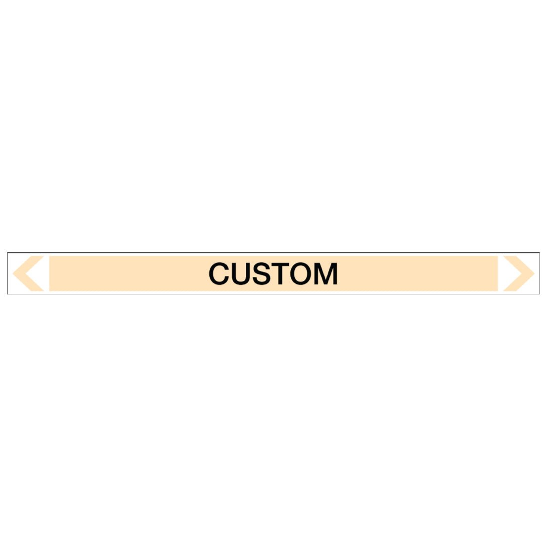 Gases - Custom - Pipe Marker Sticker - New Signs