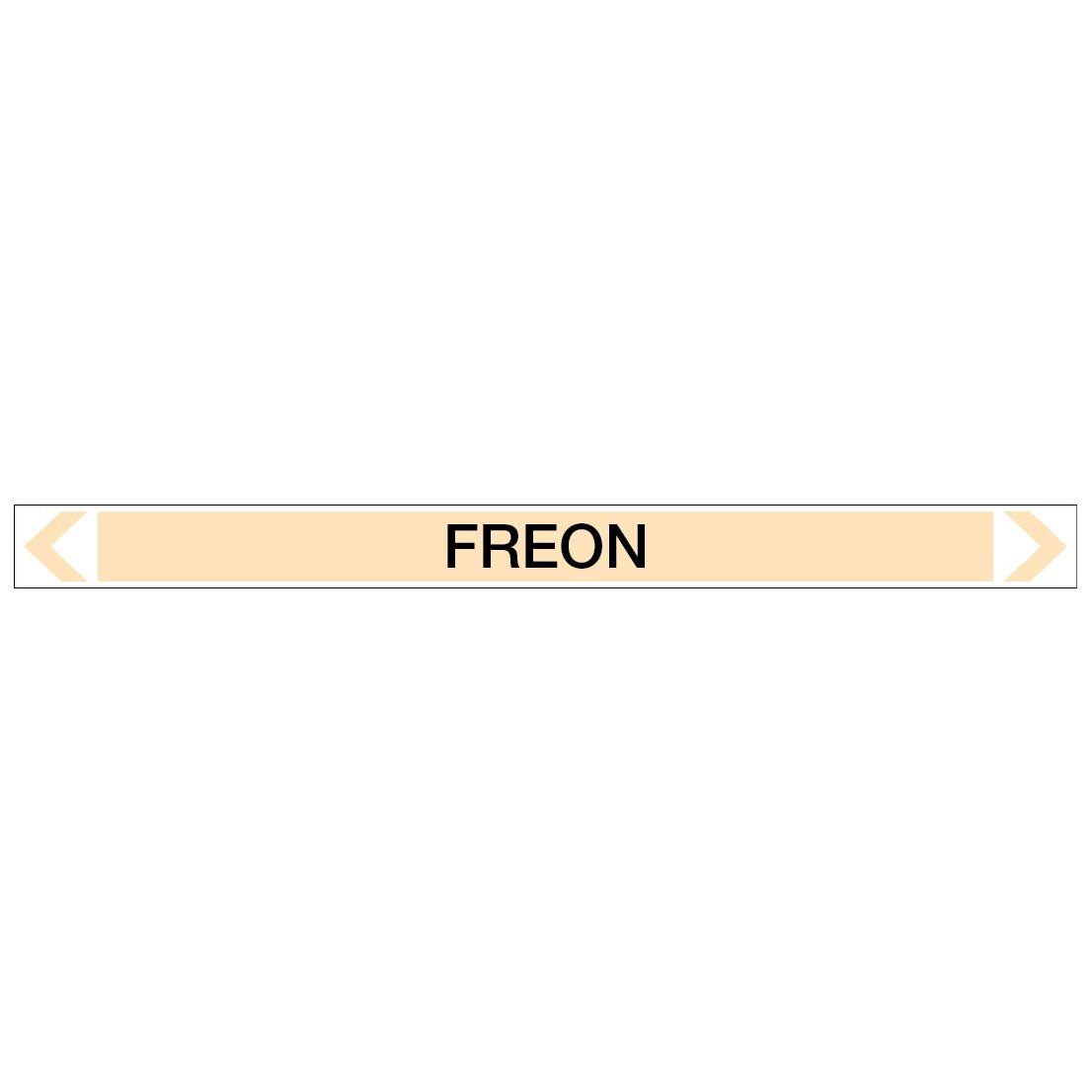 Gases - Freon - Pipe Marker Sticker – New Signs
