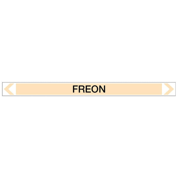Gases - Freon - Pipe Marker Sticker – New Signs