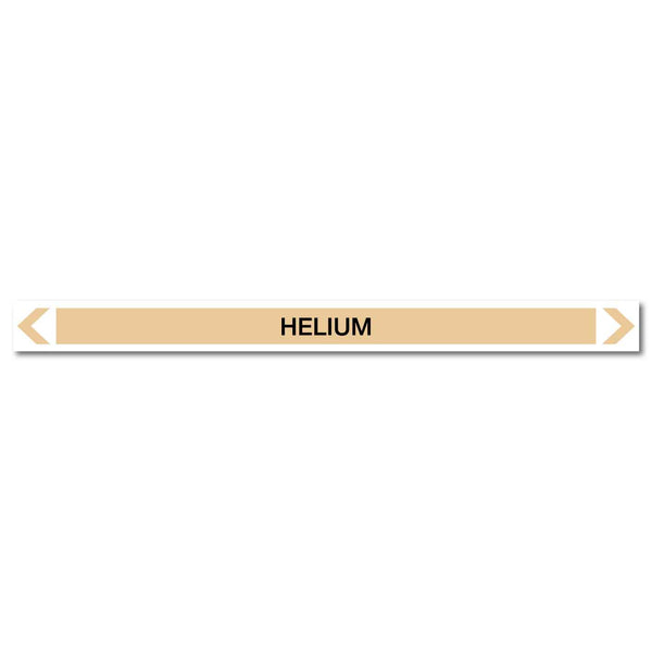 Gases - Helium - Pipe Marker Sticker – New Signs