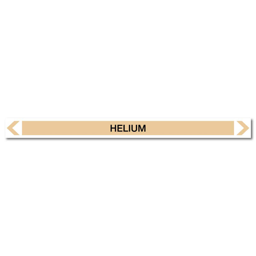 Gases - Helium - Pipe Marker Sticker – New Signs