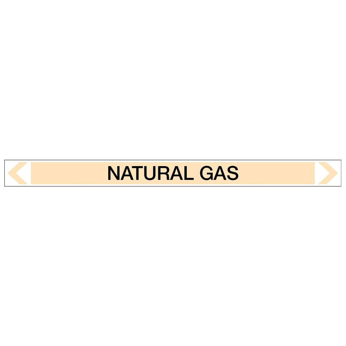 Gases - Natural Gas - Pipe Marker Sticker – New Signs