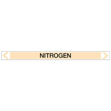 Nitrogen Course Sticker Pipe Markers - Gases – New Signs
