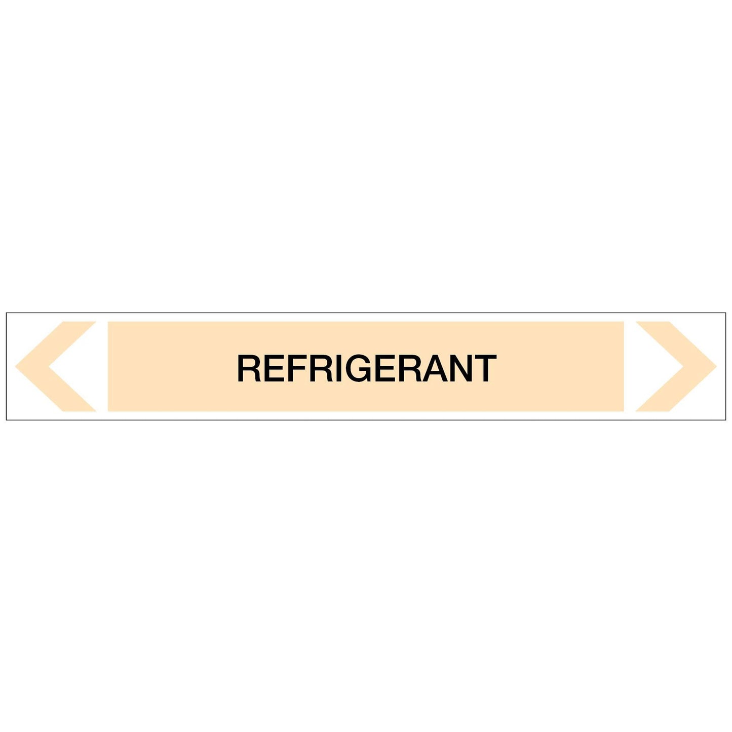 Gases - Refrigerant - Pipe Marker Sticker - New Signs