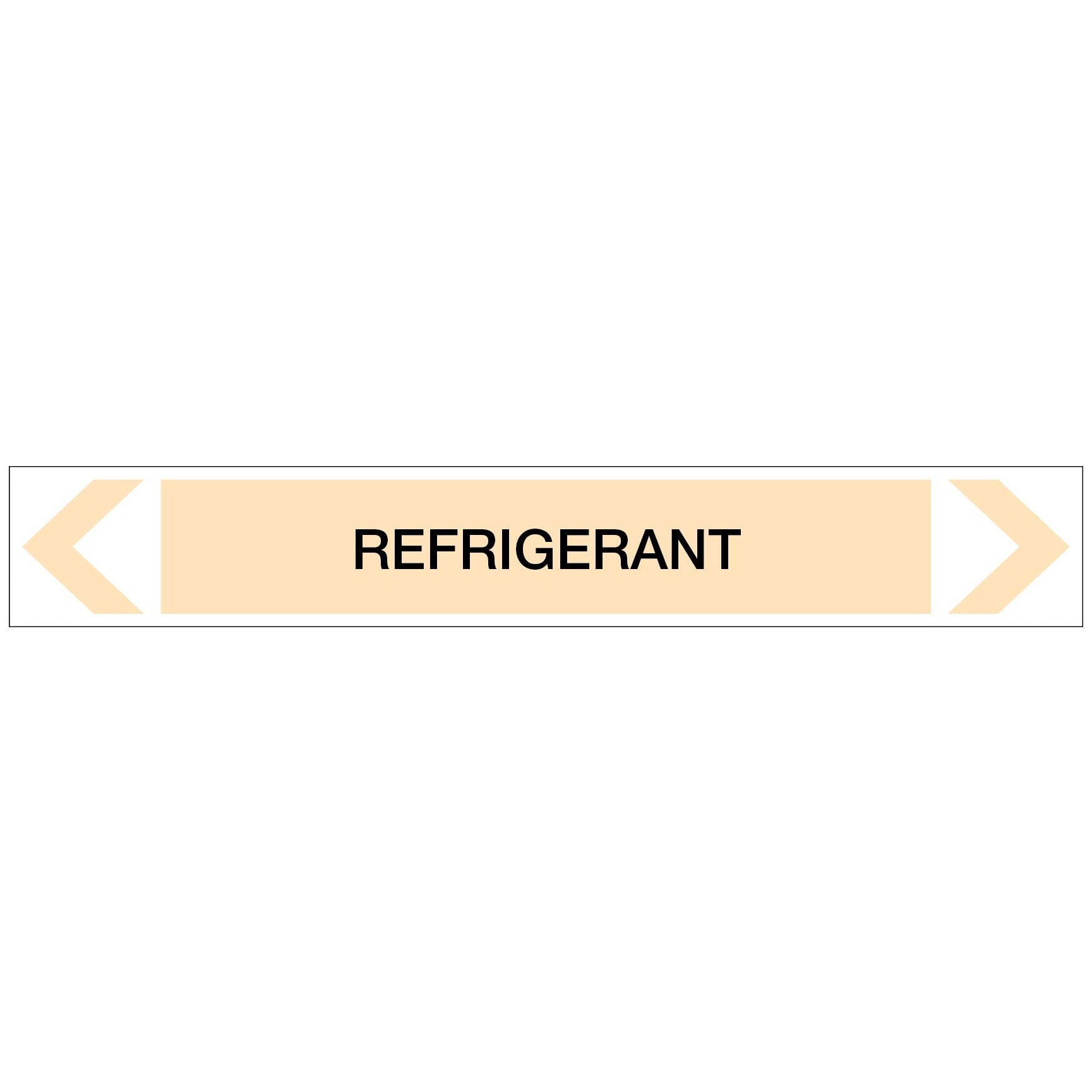 Gases - Refrigerant - Pipe Marker Sticker - New Signs