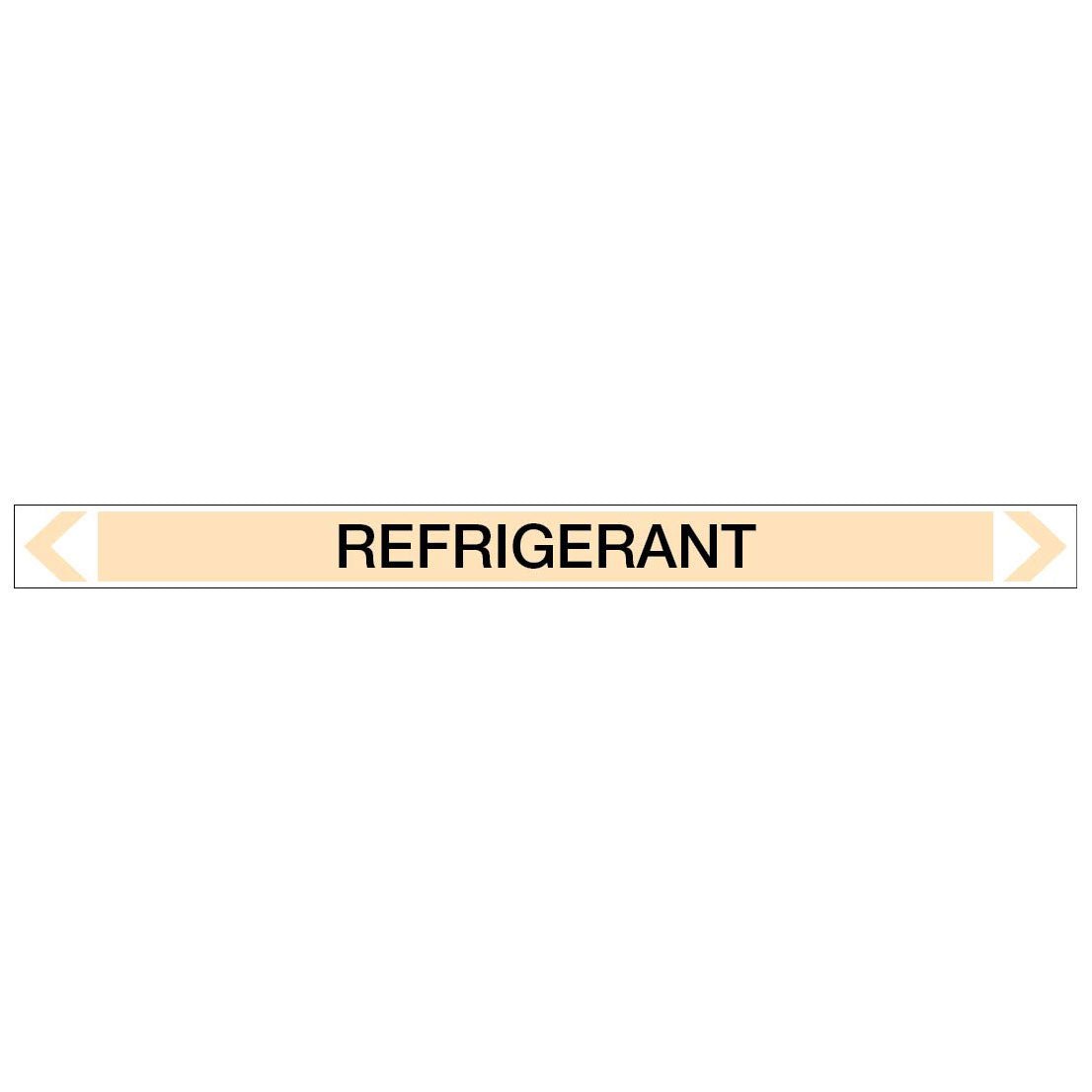 Gases - Refrigerant - Pipe Marker Sticker - New Signs