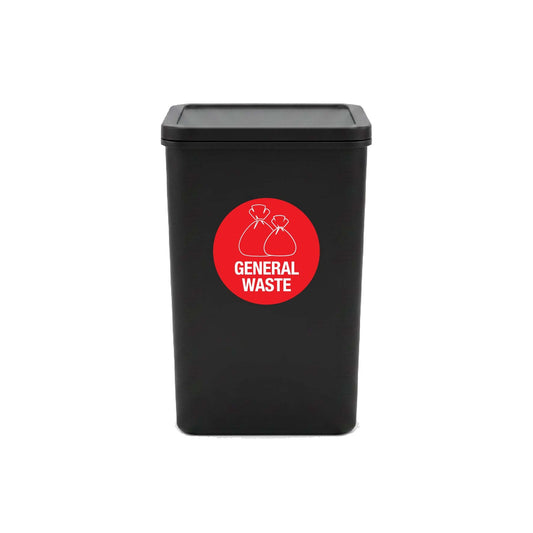 General Waste Circle Bin Sticker - New Signs