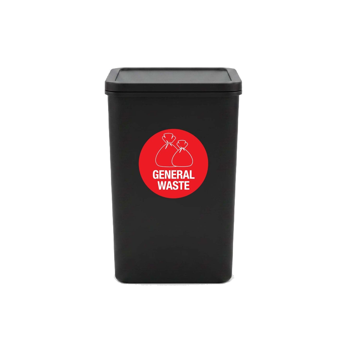 General Waste Circle Bin Sticker - New Signs