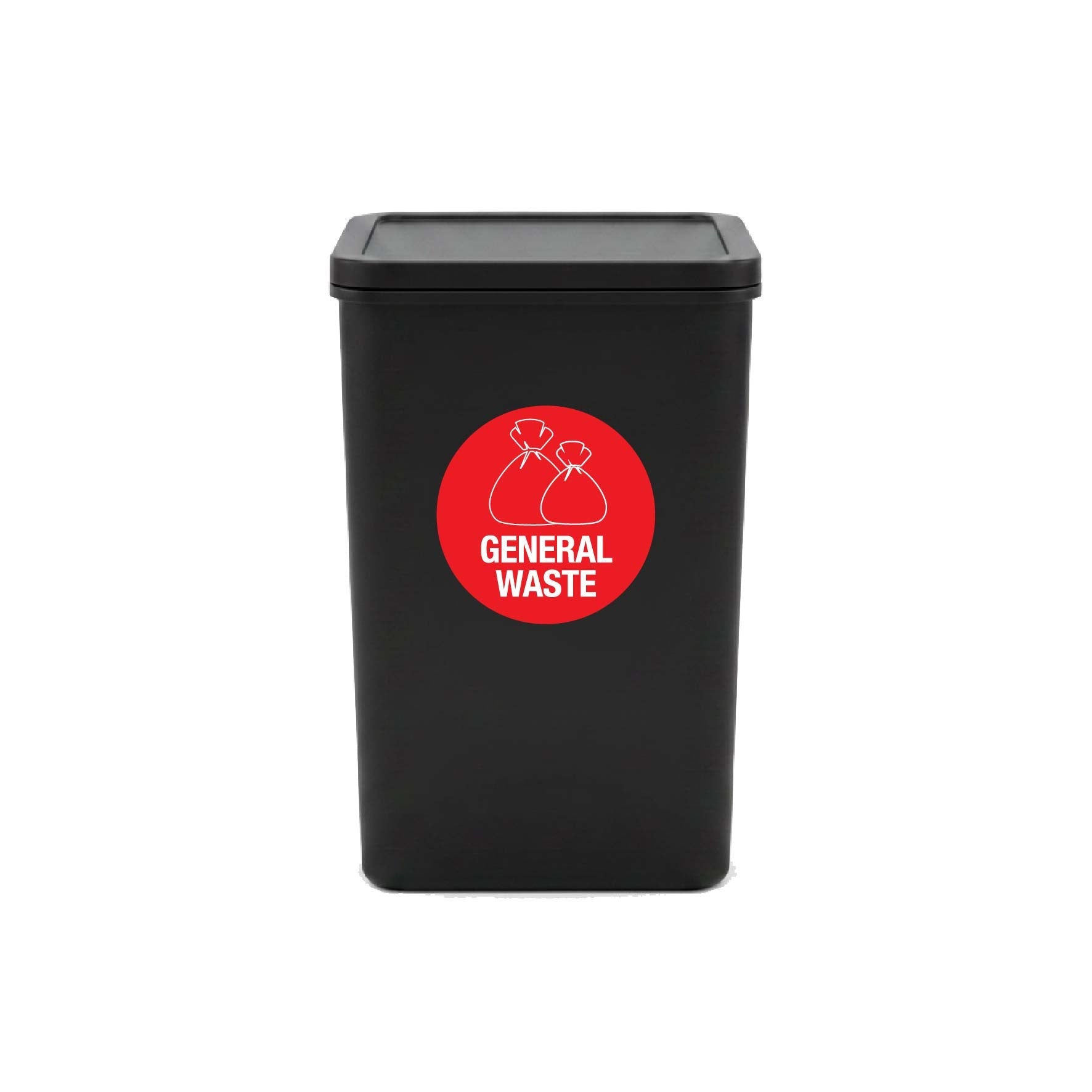 General Waste Circle Bin Sticker - New Signs