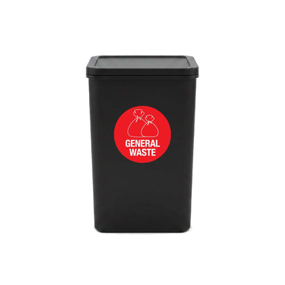 General Waste Circle Bin Sticker - New Signs