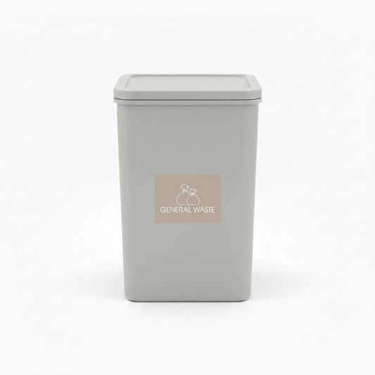 General Waste Fawn Background Bin Sticker - New Signs